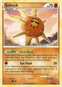 Solrock - Triumphant (TM) #9/102 - Holo Rare Pokémon Trading Card