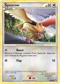 Spearow - Unleashed (UL) #62/95 - Common Pokémon Trading Card