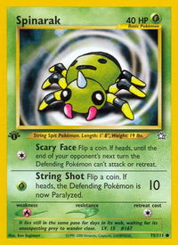 Spinarak - Neo Genesis (N1) #075/111 - Common Pokémon Trading Card