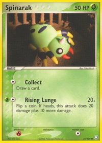 Spinarak - Team Rocket Returns (RR) #78/109 - Common Pokémon Trading Card
