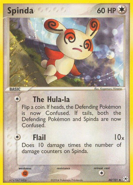 Spinda - Hidden Legends Pokémon trading card