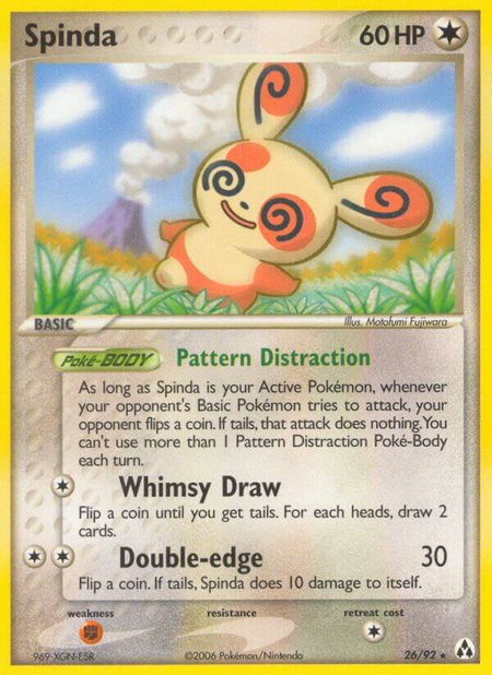 Spinda - Legend Maker Pokémon trading card
