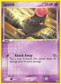 Spoink - 065/106 - Emerald (EM) #65/106 - Common Pokémon Trading Card