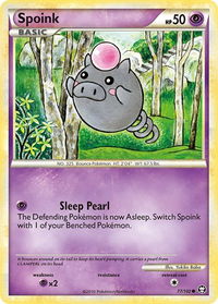 Spoink - Triumphant (TM) #77/102 - Common Pokémon Trading Card