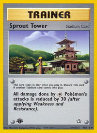 Sprout Tower - Neo Genesis (N1) #097/111 - Uncommon Pokémon Trading Card