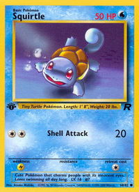 Squirtle - Team Rocket (TR) #68/82 - Common Pokémon Trading Card