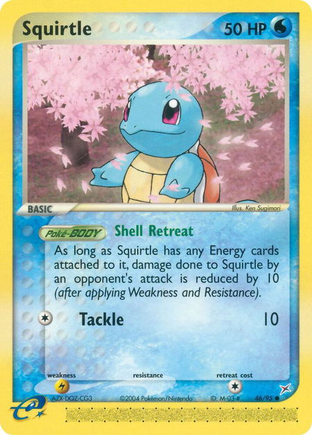 Squirtle - Team Magma vs Team Aqua Pokémon trading card