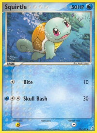 Squirtle - 063/100 - Crystal Guardians (CG) #63/100 - Common Pokémon Trading Card