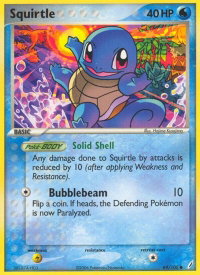 Squirtle - 064/100 - Crystal Guardians (CG) #64/100 - Common Pokémon Trading Card