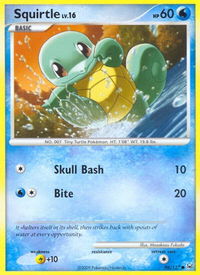 Squirtle - Platinum (PL) #96/127 - Common Pokémon Trading Card