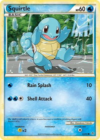 Squirtle - Unleashed (UL) #63/95 - Common Pokémon Trading Card