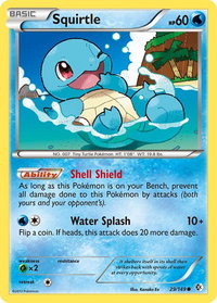 Squirtle - Boundaries Crossed (BCR) #29/149 - Common Pokémon Trading Card