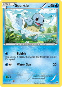 Squirtle - Plasma Blast (PLB) #14/101 - Common Pokémon Trading Card