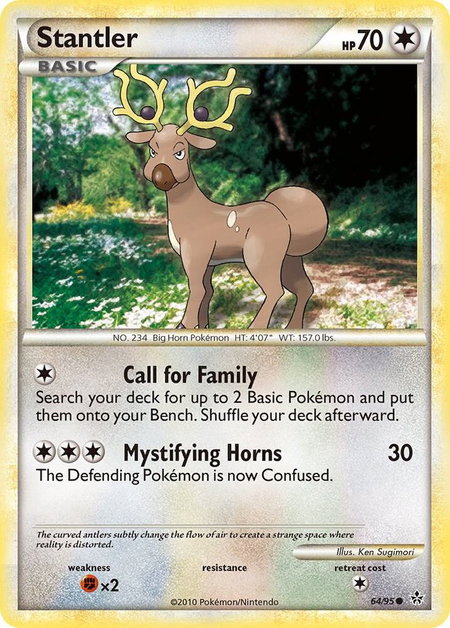 Stantler - Unleashed Pokémon trading card