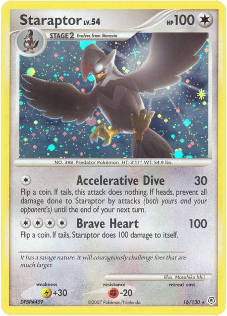 Staraptor - Diamond and Pearl Pokémon trading card