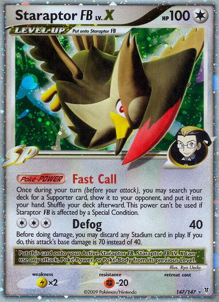 Staraptor FB Lv.X - Supreme Victors Pokémon trading card