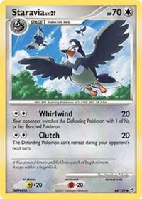 Staravia - Diamond and Pearl Pokémon trading card