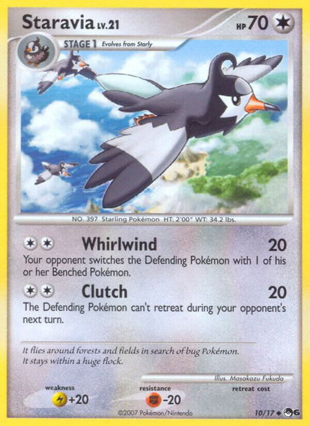 Staravia - POP Series 6 Pokémon trading card