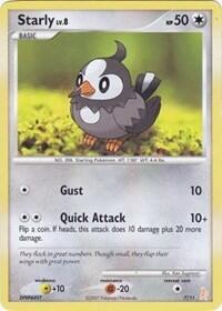 Starly - DP Trainer Kit: Manaphy & Lucario (PR) #7/11 - Common Pokémon Trading Card