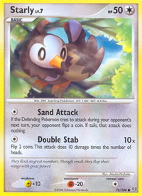 Starly - Stormfront (SF) #75/100 - Common Pokémon Trading Card