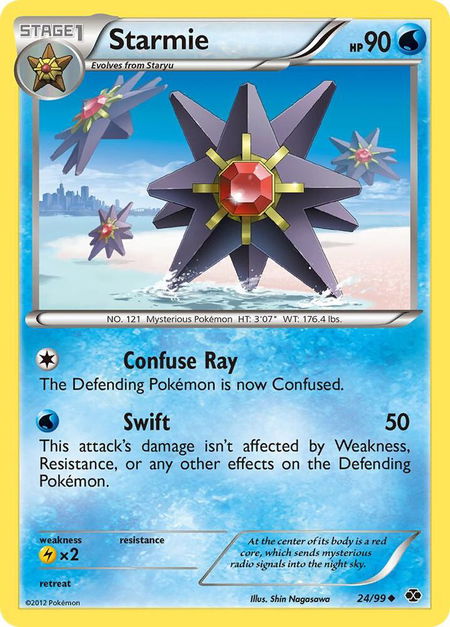 Starmie - Next Destinies Pokémon trading card