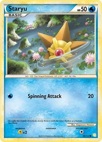Staryu - HeartGold SoulSilver (HS) #84/123 - Common Pokémon Trading Card
