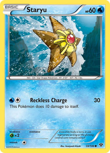 Staryu - XY Base Set Pokémon trading card