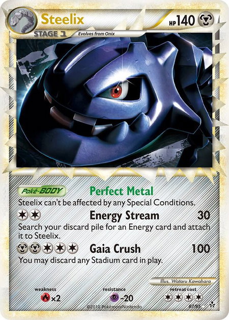 Steelix (Prime) - Unleashed Pokémon trading card