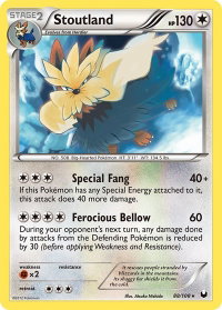 Stoutland - Dark Explorers (DEX) #88/108 - Rare Pokémon Trading Card