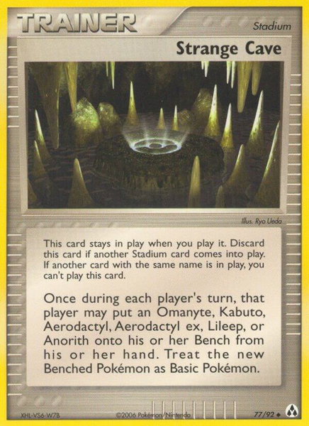 Strange Cave trading card from Legend Maker Strange Cave - Legend Maker Pokémon trading card