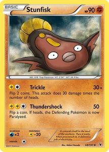 Stunfisk (68) - Noble Victories (NVI) #68/101 - Uncommon Pokémon Trading Card