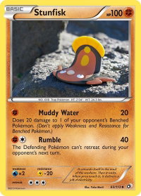 Stunfisk - Legendary Treasures (LTR) #83/113 - Uncommon Pokémon Trading Card