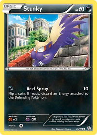 Stunky - Dragons Exalted (DRX) #76/124 - Common Pokémon Trading Card
