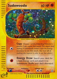 Sudowoodo (H24) - Aquapolis (AQ) #H24/H32 - Holo Rare Pokémon Trading Card