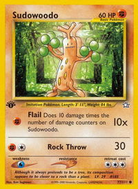 Sudowoodo - Neo Genesis (N1) #077/111 - Common Pokémon Trading Card