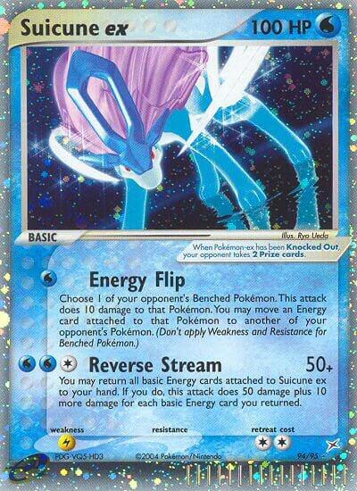 Suicune ex - Team Magma vs Team Aqua Pokémon trading card
