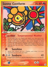 Sunny Castform - Hidden Legends (HL) #26/101 - Rare Pokémon Trading Card