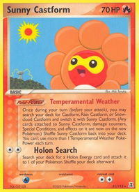 Sunny Castform - Delta Species (DS) #31/113 - Rare Pokémon Trading Card