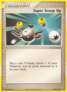 Super Scoop Up - Delta Species (DS) #100/113 - Uncommon Pokémon Trading Card