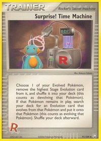 Surprise! Time Machine - Team Rocket Returns (RR) #91/109 - Uncommon Pokémon Trading Card