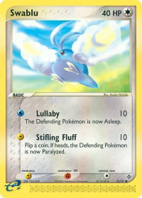 Swablu - Dragon (DR) #75/97 - Common Pokémon Trading Card