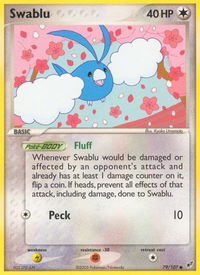 Swablu - Deoxys (DX) #79/107 - Common Pokémon Trading Card