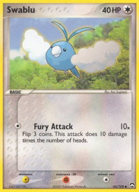 Swablu - Power Keepers (PK) #66/108 - Common Pokémon Trading Card