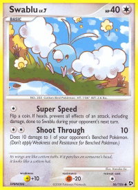 Swablu - Great Encounters (GE) #86/106 - Common Pokémon Trading Card