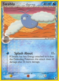 Swablu (Delta Species) - Dragon Frontiers (DF) #65/101 - Common Pokémon Trading Card
