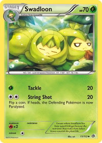 Swadloon - Legendary Treasures (LTR) #11/113 - Uncommon Pokémon Trading Card