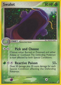 Swalot - Crystal Guardians (CG) #11/100 - Holo Rare Pokémon Trading Card