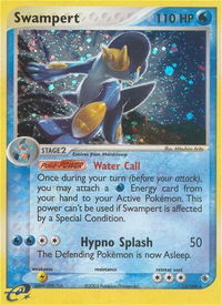 Swampert - 13/109 - Ruby and Sapphire (RS) #13/109 - Holo Rare Pokémon Trading Card
