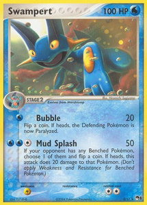 Swampert - POP Series 1 (POP) #005/017 - Rare Pokémon Trading Card