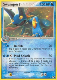 Swampert - POP Series 1 (POP) #005/017 - Rare Pokémon Trading Card